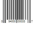 Barcode Image for UPC code 094000000337