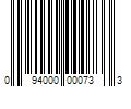 Barcode Image for UPC code 094000000733