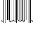 Barcode Image for UPC code 094000005585