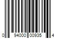 Barcode Image for UPC code 094000009354