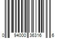 Barcode Image for UPC code 094000363166