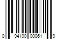 Barcode Image for UPC code 094100000619