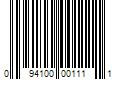 Barcode Image for UPC code 094100001111