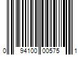 Barcode Image for UPC code 094100005751