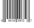 Barcode Image for UPC code 094100006727