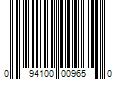 Barcode Image for UPC code 094100009650