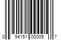 Barcode Image for UPC code 094151000057