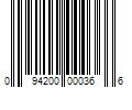 Barcode Image for UPC code 094200000366