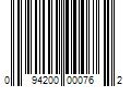 Barcode Image for UPC code 094200000762