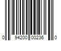 Barcode Image for UPC code 094200002360