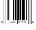 Barcode Image for UPC code 094200002636