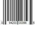 Barcode Image for UPC code 094200003565