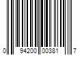 Barcode Image for UPC code 094200003817