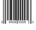 Barcode Image for UPC code 094308000053