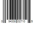 Barcode Image for UPC code 094338027105