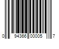 Barcode Image for UPC code 094366000057