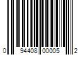 Barcode Image for UPC code 094408000052