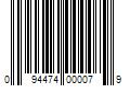 Barcode Image for UPC code 094474000079