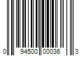 Barcode Image for UPC code 094500000363