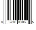 Barcode Image for UPC code 094500000455