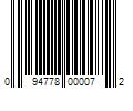 Barcode Image for UPC code 094778000072