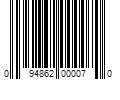 Barcode Image for UPC code 094862000070