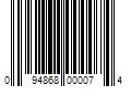 Barcode Image for UPC code 094868000074