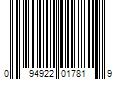 Barcode Image for UPC code 094922017819