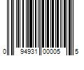 Barcode Image for UPC code 094931000055