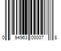 Barcode Image for UPC code 094963000078