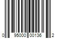 Barcode Image for UPC code 095000001362