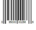 Barcode Image for UPC code 095000002666