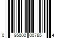 Barcode Image for UPC code 095000007654