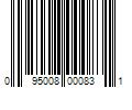 Barcode Image for UPC code 095008000831