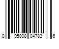 Barcode Image for UPC code 095008047836