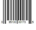 Barcode Image for UPC code 095100001705