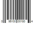 Barcode Image for UPC code 095100001804