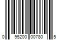 Barcode Image for UPC code 095200007805