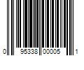 Barcode Image for UPC code 095338000051