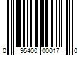 Barcode Image for UPC code 095400000170