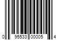 Barcode Image for UPC code 095533000054