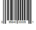 Barcode Image for UPC code 095840000051