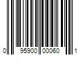 Barcode Image for UPC code 095900000601