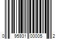 Barcode Image for UPC code 095931000052