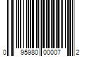 Barcode Image for UPC code 095980000072