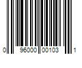 Barcode Image for UPC code 096000001031