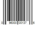 Barcode Image for UPC code 096000001376