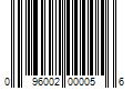 Barcode Image for UPC code 096002000056