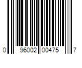 Barcode Image for UPC code 096002004757