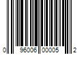 Barcode Image for UPC code 096006000052